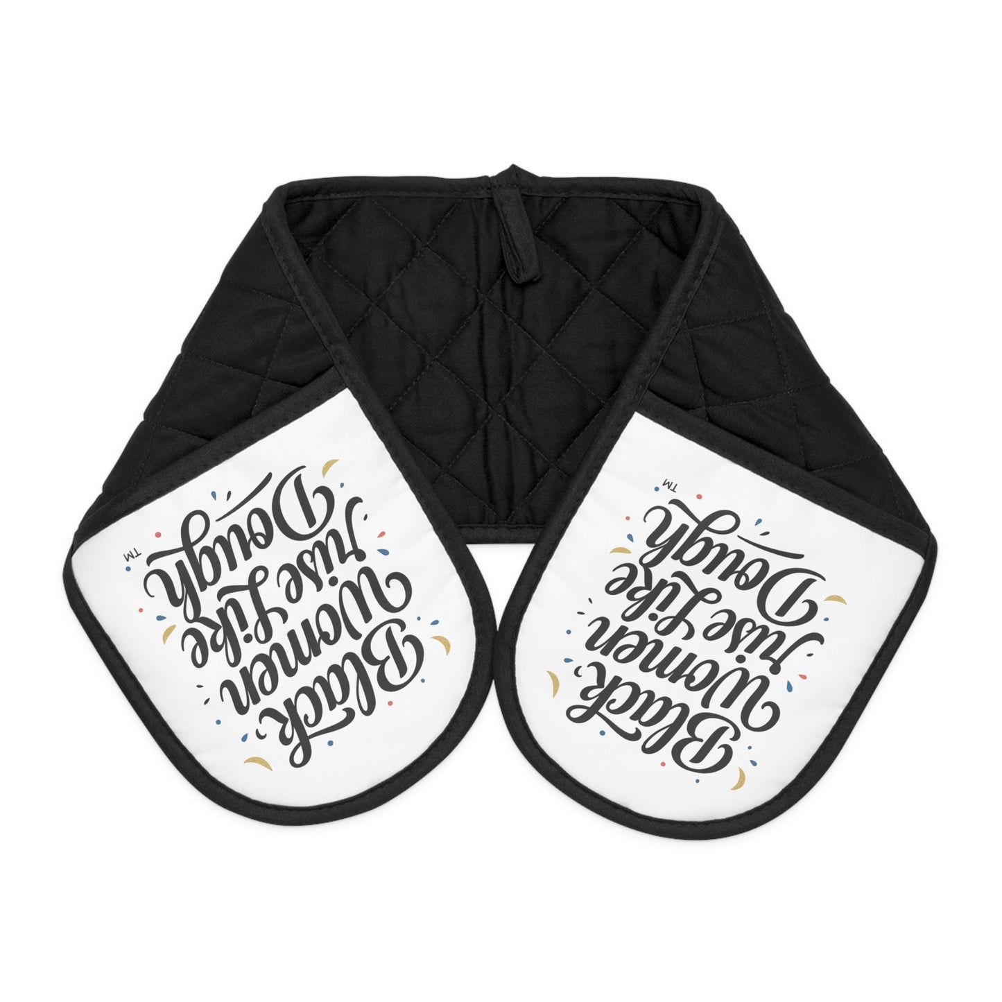 Black Women Rise Like Dough™ Oven Mitts