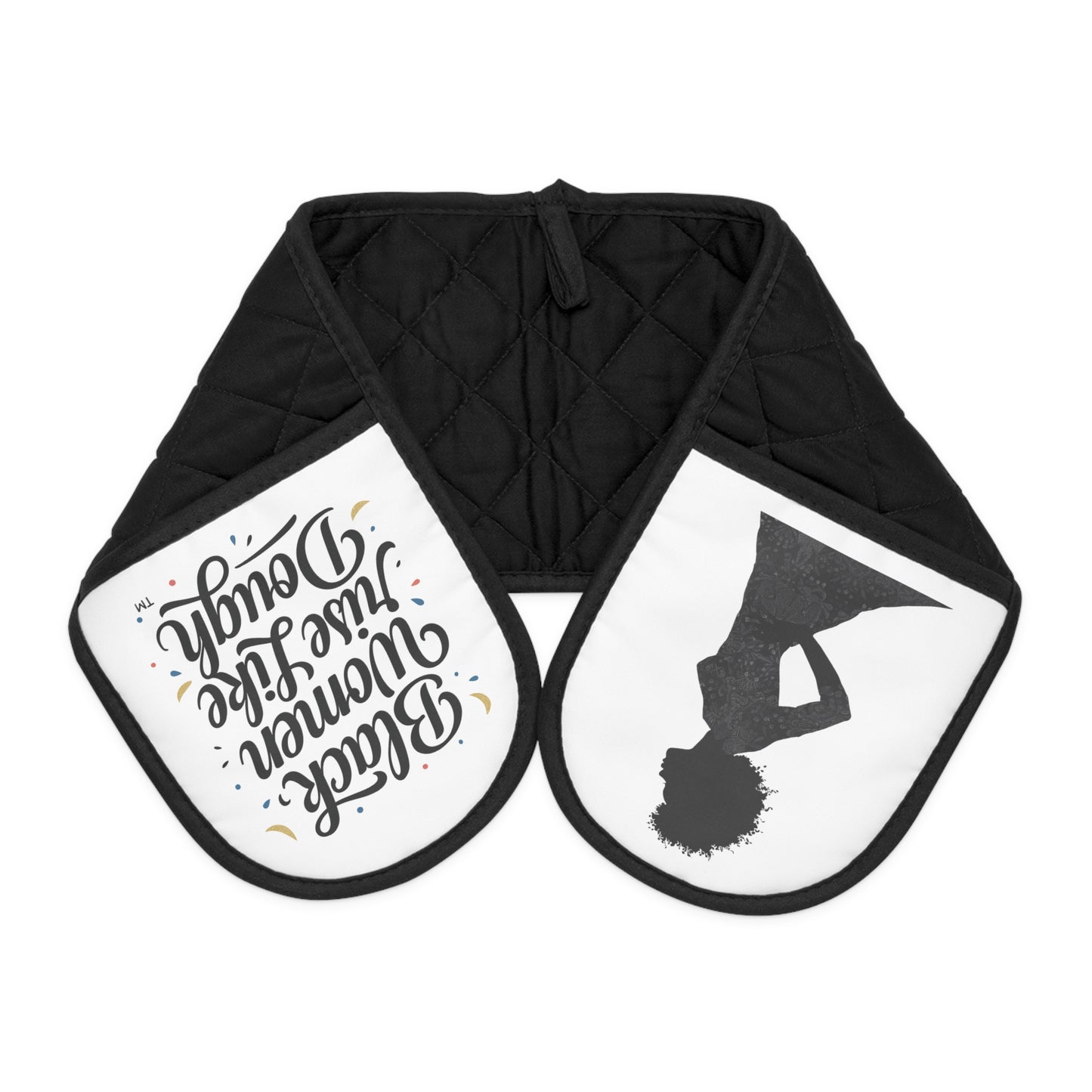 Black Women Rise Like Dough™/Black Woman  Oven Mitts