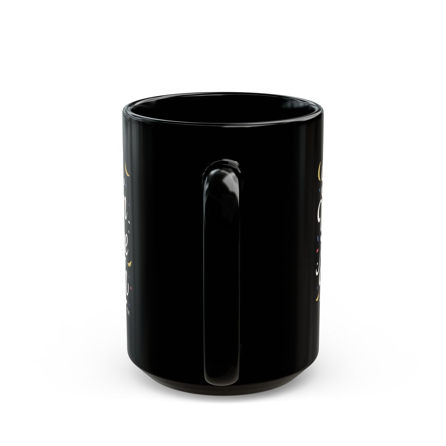 Black Women Rise Like Dough™ Ceramic Mug - Black