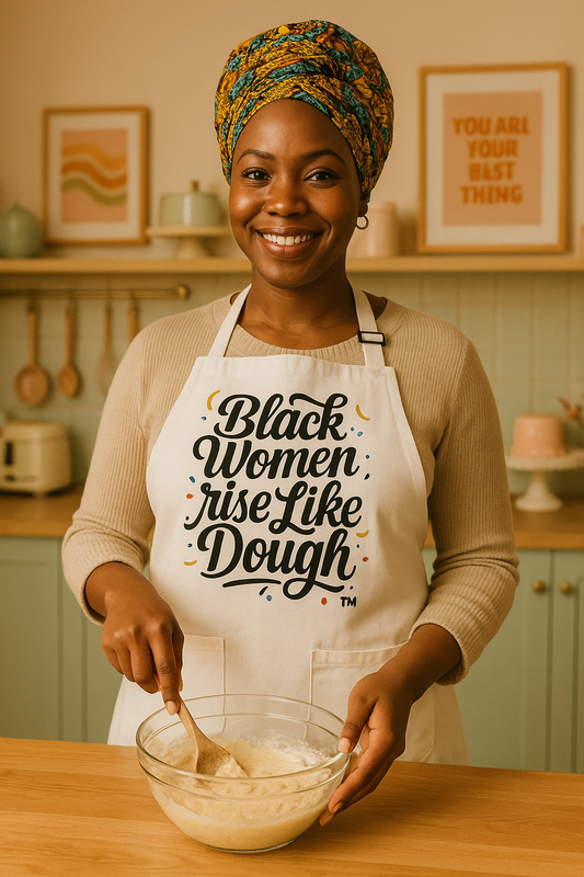 Black Women Rise Like Dough™ Apron