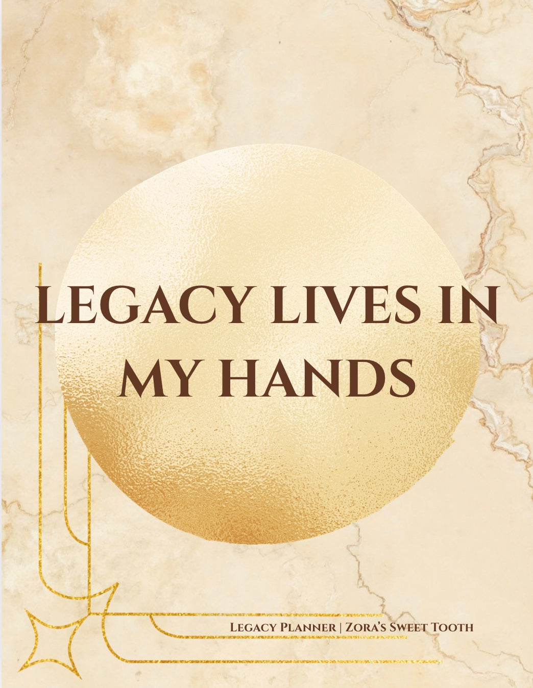 Legacy Lives In My Hands Self Care Planner - Affirmations, Goals, & Grace